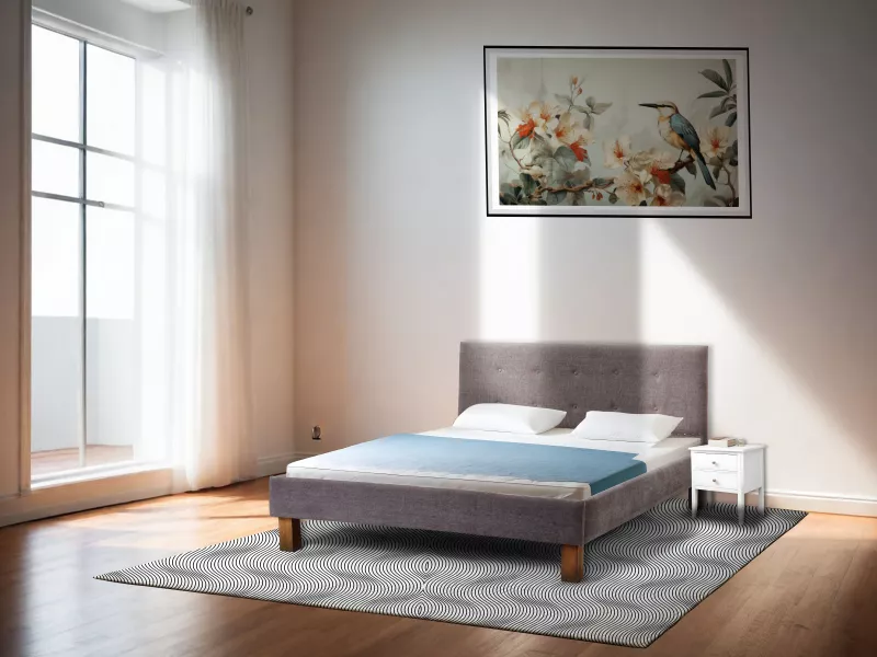 Soho Queen Size Double Bed with 4 Inches Mattress